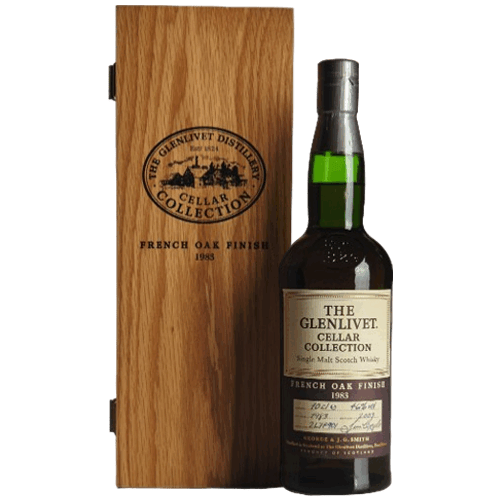 格蘭利威1983年窖藏系列單一麥芽威士忌Glenlivet 1983 French Oak Finish Cellar Collection Single Malt Scotch Whisky