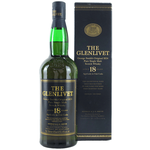 格蘭利威18年(舊版黑盒)單一麥芽威士忌Glenlivet 18YO Single Malt Scotch Whisky