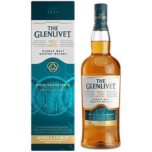 格蘭利威 三桶系列白橡木甄選單一純麥蘇格蘭威士忌Glenlivet White Oak Reserve Triple Cask Matured Single Malt Scotch Whisky