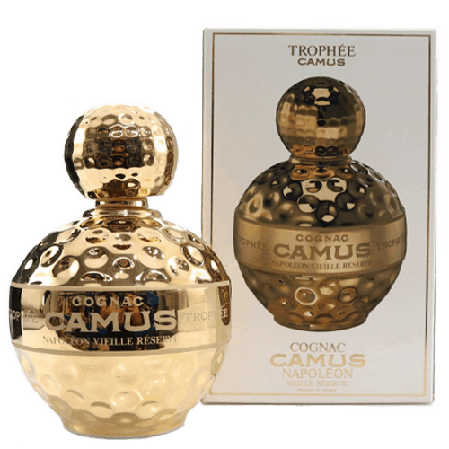 卡慕 NAPOLEON 金瓷高爾夫球 干邑白蘭地Camus Napoleon Vieille Reserve 22 Carat Gold Decanter