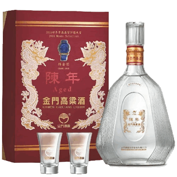 金門106-110年紅盒陳高高粱酒