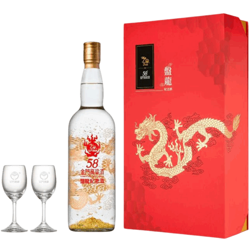 金門高梁 盤龍金箔酒 750ml