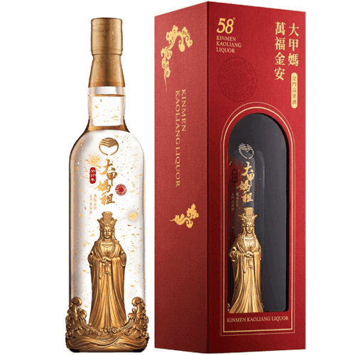金門高梁 大甲媽萬福金安金箔酒