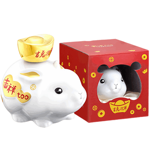 金門酒廠 吉兔迎祥 紀念酒 (白)
