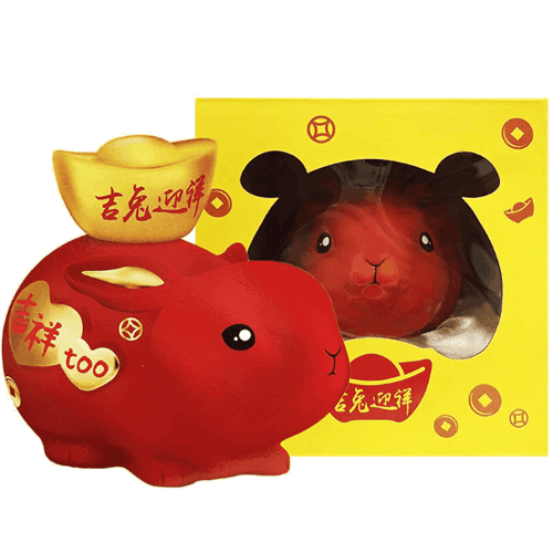 金門酒廠 吉兔迎祥 紀念酒 (紅)
