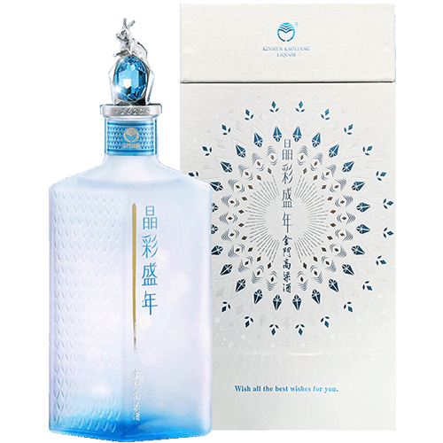 金門酒廠 晶彩盛年紀念酒 飛躍銀兔
