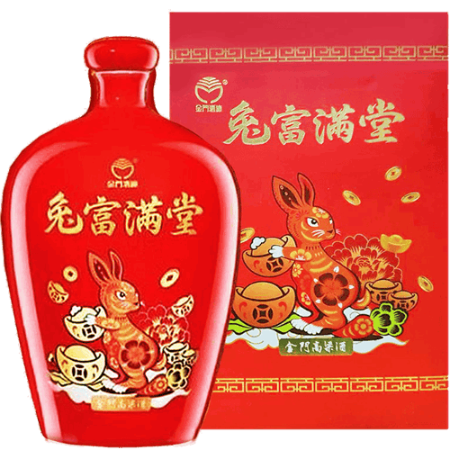  金門酒廠 龍騰富貴紀念酒(招財紅)