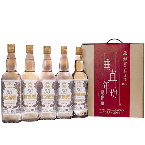 金門高粱 垂直年份禮盒組 750ml