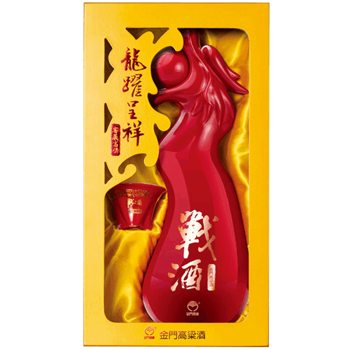 金門高粱戰酒 龍躍呈祥瓷瓶禮盒