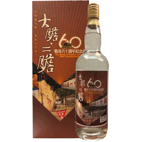 金門高粱大膽二膽60週年 1000ml
