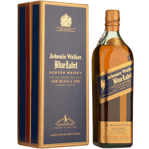 約翰走路藍牌 舊版 三色版 Johnnie Walker Blue Label Blended Scotch Whisky