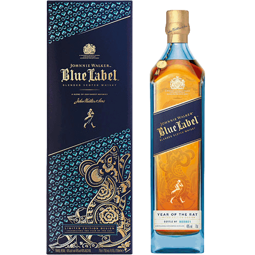 約翰走路 藍牌 鼠年限定版Johnnie Walker Blue Label Limited Edition Year of the Rat 2020