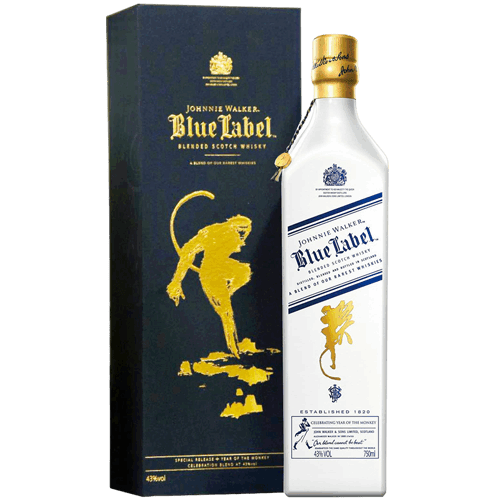 約翰走路 藍牌 猴年限定版Johnnie Walker Blue Label Limited Edition Year of the Monkey 2016