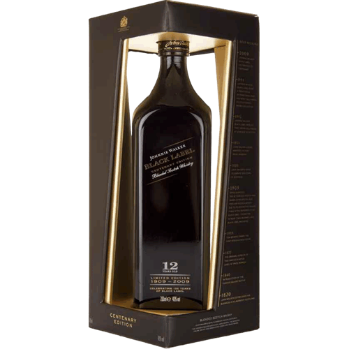 約翰走路 黑牌12年 100週年紀念2009 Johnnie Walker Black Label 12 Year Old 100th Anniversary Edition Scotch Whisky