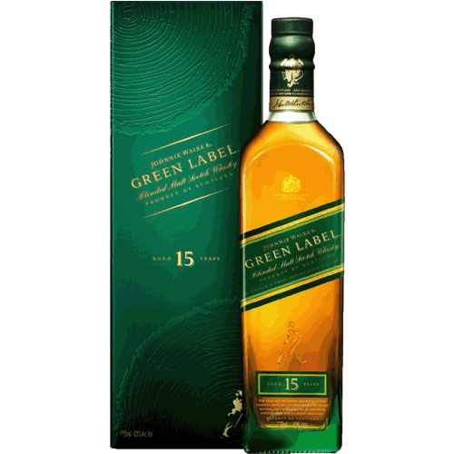 約翰走路綠牌1000ml Johnnie Walker Green Label 15 Years Old Scotch Whisky