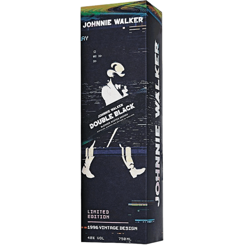 約翰走路小金人復古紀念款 雙黑Johnnie Walker Double Black 1996 Vintage Design Scotch Whisky