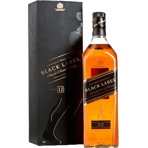 約翰走路黑牌12年Johnnie Walker Black Label 12 Years Old Blended Scotch Whisky 1000ml