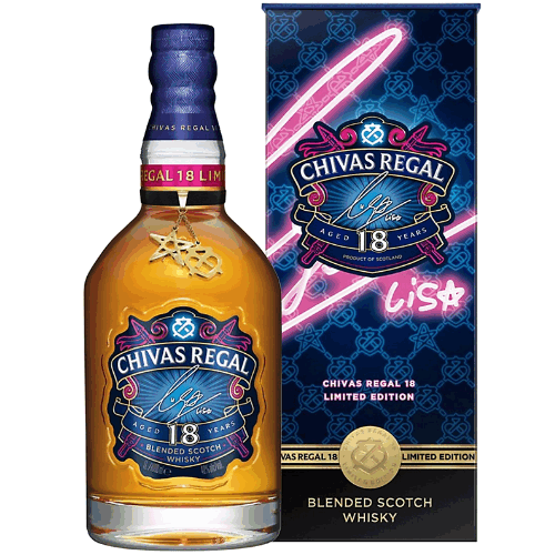 起瓦士 18 X LISA 限量版  Chivas Regal 18 Years X LISA Premium Scotch Whisky