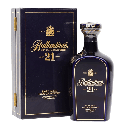 百齡罈21年 藍瓷瓶 Ballantine's 21 Years Blended Scotch Whisky