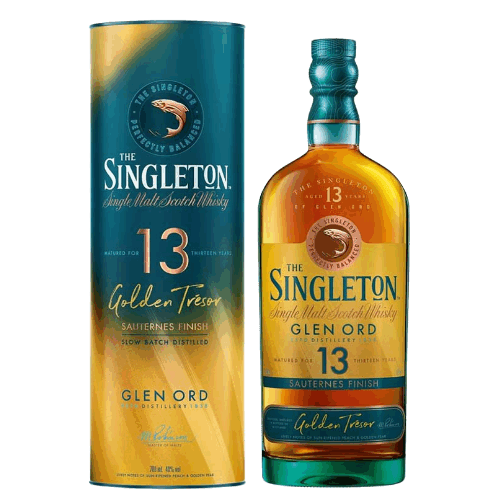 蘇格登 醇金13年單一麥芽威士忌 The Singleton Glen Ord 13Y Golden Tresor Sauternes Finish Slow Batch Distilled Single Malt Scotch Whisky