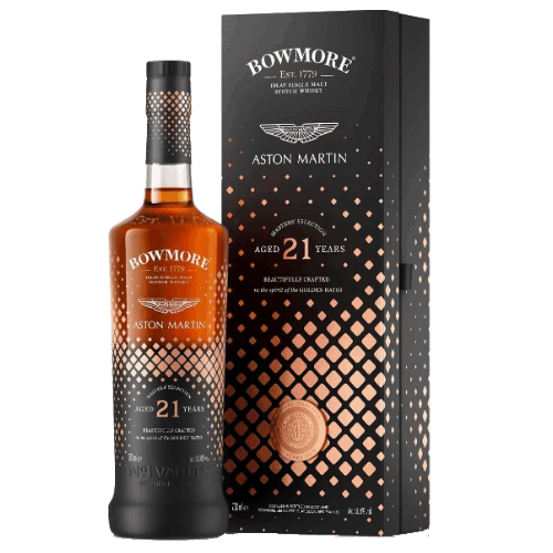 波摩Aston Martin 大師鉅作21年單一麥芽威士忌 Bowmore Aston Martin Single Malt Scotch Whisky