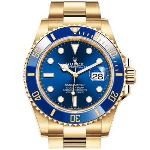 勞力士Submariner腕錶黃金款m126618lb-0002 收購