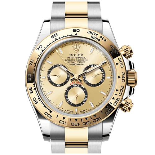 高價收購 勞力士ROLEX COSMOGRAPH-DAYTONA腕錶黃金及蠔式鋼款 型號126503-0004