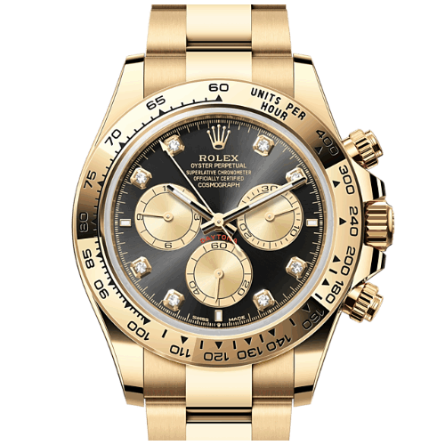 高價收購 勞力士ROLEX COSMOGRAPH-DAYTONA腕錶黃金蠔式款 型號126508-0003
