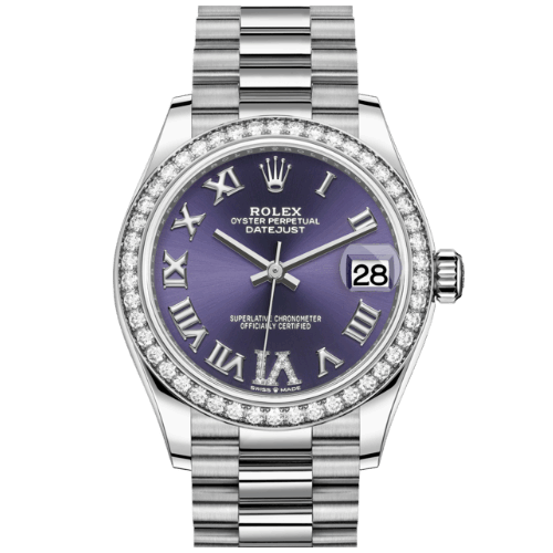 高價收購 勞力士Rolex Datejust腕錶鑽石及白色黃金蠔式款 型號278289RBR-0019
