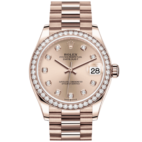 高價收購 勞力士Rolex Datejust腕錶永恒鑽石及永恒玫瑰金蠔式款 型號278285RBR-0025