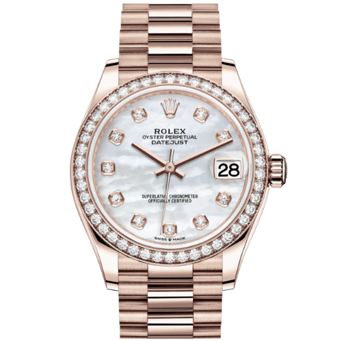 高價收購 勞力士Rolex Datejust腕錶永恒鑽石及永恒玫瑰金蠔式款 型號278285RBR-0005
