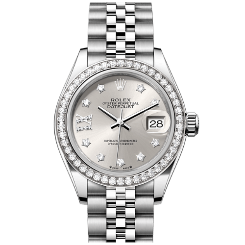 高價收購 勞力士 ROLEX LADY-DATEJUST腕錶鑽石白色黃金及蠔式鋼款 型號279384RBR-0021