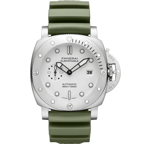 高價收購 Panerai沛納海 Submersible Quarantaquattro Bianco腕錶 PAM01226 - 44毫米