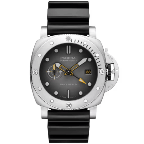 高價收購 Panerai沛納海 Submersible Gmt Navy Seals腕錶 PAM01323 - 44毫米