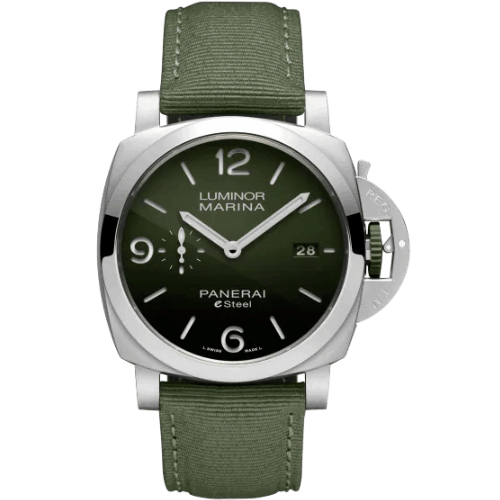 高價收購 Panerai沛納海Luminor Marina Verde Smeraldo腕錶 PAM01356 - 44毫米