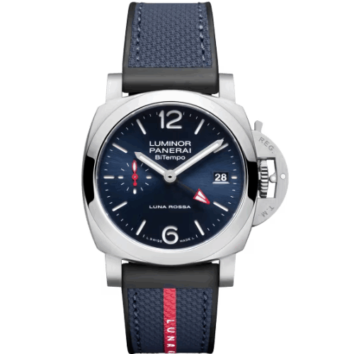 高價收購 Panerai沛納海 Luminor Quaranta Bitempo Luna Rossa腕錶 PAM01404 - 40毫米