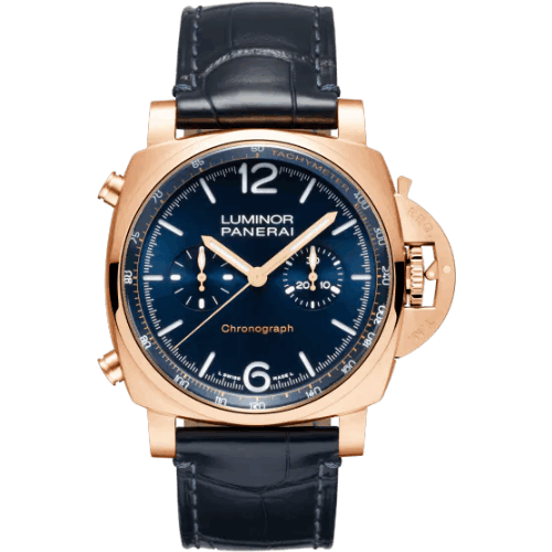 高價收購 Panerai沛納海 Luminor Chrono Goldtech™ Blu Notte腕錶 PAM01111 - 44毫米
