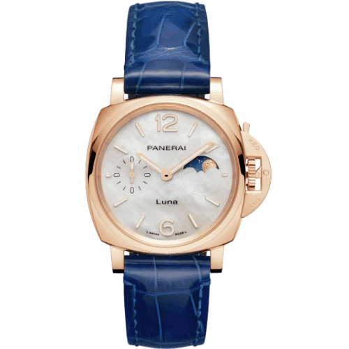 高價收購 Panerai沛納海 Luminor Due Luna Goldtech™腕錶 PAM01181 - 38毫米