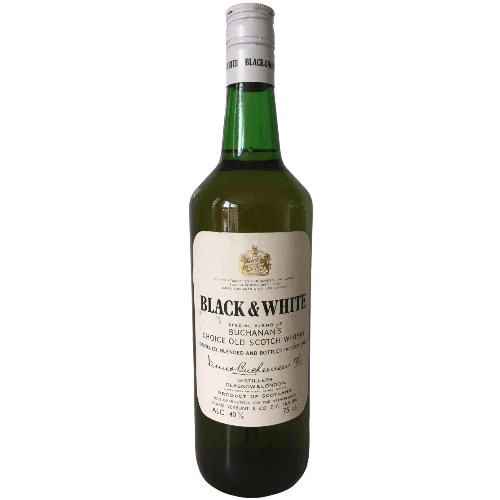 黑白狗 1970s 蘇格蘭調和威士忌 Black & White 1970s Special Blend of Buchanan's Choice Old Scotch Whisky