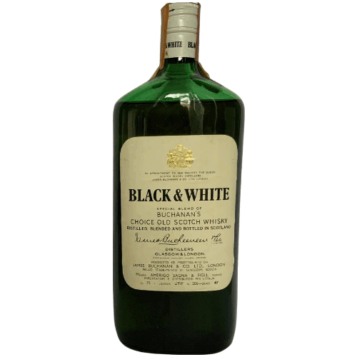 黑白狗 1971-76 蘇格蘭調和威士忌 Black & White 1971-76 Special Blend of Buchanan's Choice Old Scotch Whisky