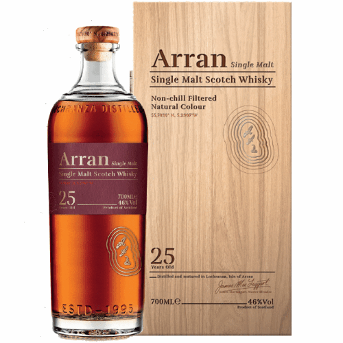 愛倫 25年 單一麥芽蘇格蘭威士忌 Arran 25年 Single Malt Scotch Whisky