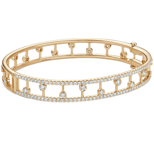 De Beers 戴比爾斯 Dewdrop系列 鑽石18K黃金手環