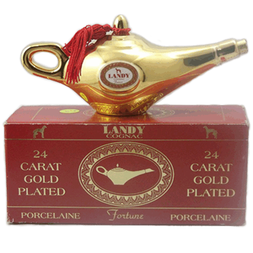 朗蒂 神燈 干邑白蘭地 Landy Cognac 24 Carat Gold Plated Porcelaine fortune Cognac