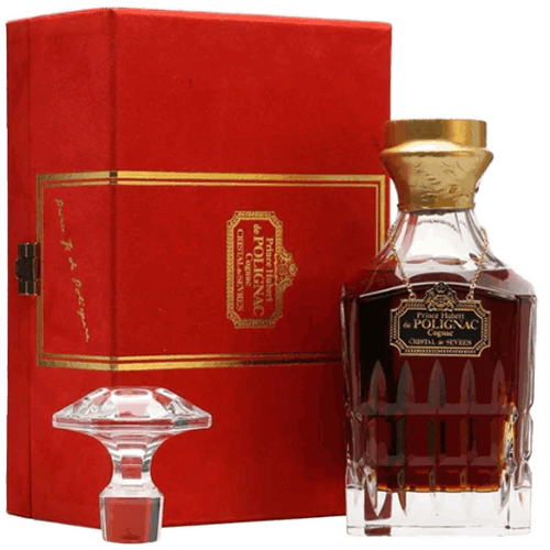百利來 1980s 水晶瓶干邑白蘭地 Prince Hubert de Polignac Cognac 1980s Cristal de Sevres Decanter