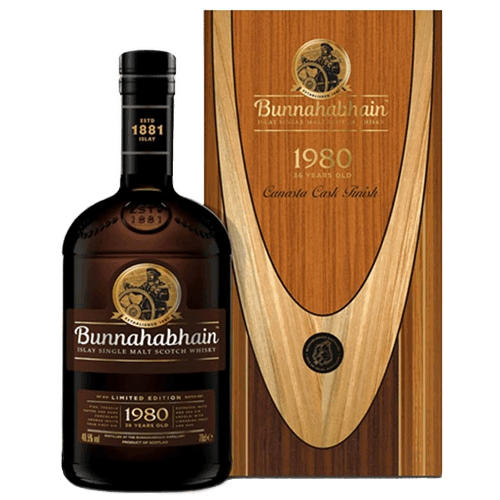 布納哈本1980 36年卡納斯塔雪莉桶Bunnahabhain 1980 Vintage Canasta Cask Finish Single Malt Scotch Whisky