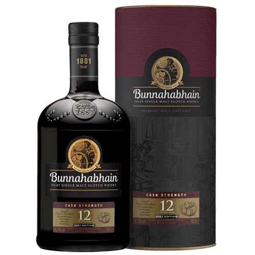 布納哈本12年 原桶強度 單一純麥蘇格蘭威士忌Bunnahabhain 12 yo Cask Strength 2021 Edition Single Malt Scotch Whisky