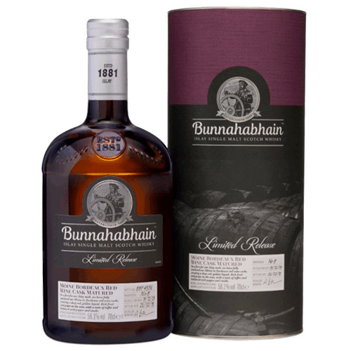 布納哈本 萌芽波爾多紅酒桶單一麥芽蘇格蘭威士忌Bunnahabhain Moine Bordeaux Red Wine Cask matured Islay Single Malt Scotch Whisky