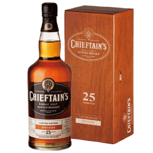 老酋長25年單一麥芽威士忌 (舊版木盒)Chieftain's 25Years Old Single Malt Scotch Whisky