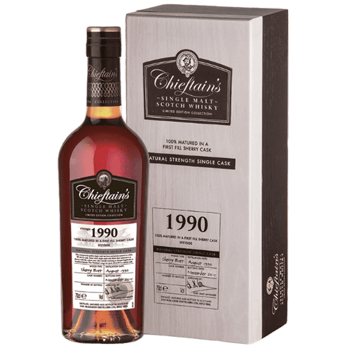老酋長 雪莉桶白金版1990年原酒Chieftain's Vintage 1990 Sherry Butt Single Cask Strength Whisky
