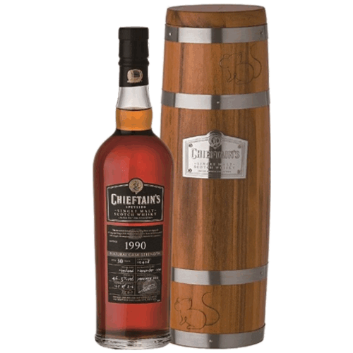 老酋長 錢鼠限量版 1990 30年 威士忌原酒Chieftain's Black Label 1990 Natural Cask Strength Single Malt Scotch Whisky